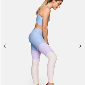 Outdoor voices leggings || SMALL || tri-color